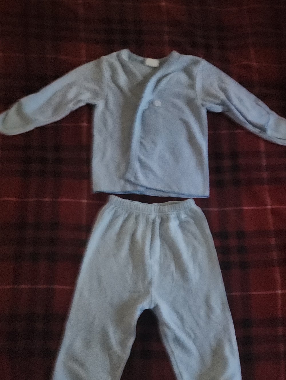 Soft Light Blue Kids Pajama Set by